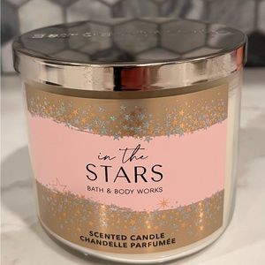 Brand New Bath & Body Works In the Stars 3 Wick Candle